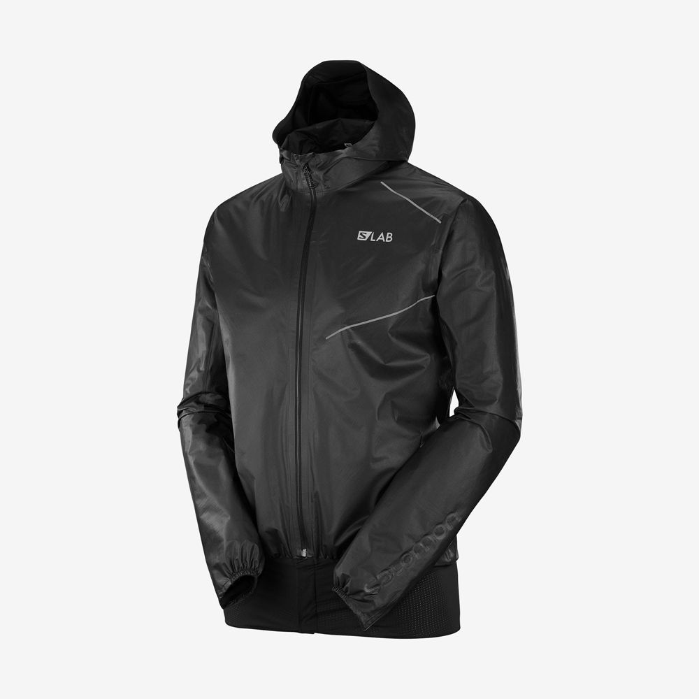 Salomon Israel S/LAB MOTIONFIT 360 JKT M - Mens Jackets - Black (EYKV-39054)